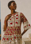 Crimson Bloom Dress