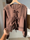 Coffee Bloom Top