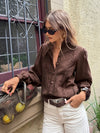 Coffee Bloom Top