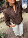 Coffee Bloom Top