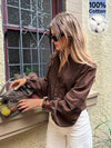 Coffee Bloom Top