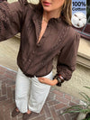 Coffee Bloom Top
