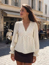 Romantic Polka Peplum