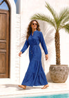 Cobalt Eyelet Dress