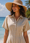 Coastal Linen Dress