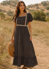 Midnight Chevron Dress