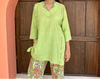 Aloe Green Dobby Co-ord Set