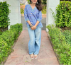 Horizon Blue Kurti