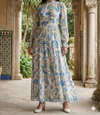 Delphine Sky Maxi Dress