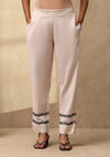 White Cotton Flex Chikankari Co-Ord Set
