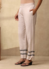White Cotton Flex Chikankari Co-Ord Set