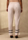 White Cotton Flex Chikankari Co-Ord Set