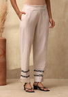 White Cotton Flex Chikankari Co-Ord Set