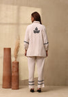 White Cotton Flex Chikankari Co-Ord Set