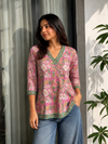 Pink In Bloom Short Kurti