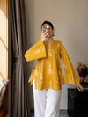Mustard Bell Sleeves Kurti - Vestraa