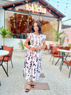 Zoe Abstract Maxi Dress
