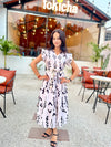 Zoe Abstract Maxi Dress