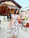 Zoe Abstract Maxi Dress