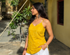 Brinda Tie-Back Kurti- White