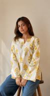 Pankhuri Bell Sleeves Kurti - Vestraa