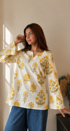 Pankhuri Bell Sleeves Kurti - Vestraa