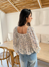 Ditsy Floral Tie-Front Top