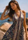 Azure Paisley Dress