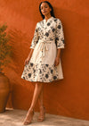 Noir Floral Dress