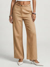 WHITE LOOSING FITTING PANTS