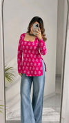 Rani Bloom Printed Kurti